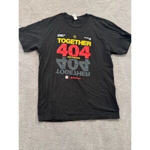 Atlanta Hawks 2023 Playoffs Shirt Size L Together 404 Black Tee State Farm Arena